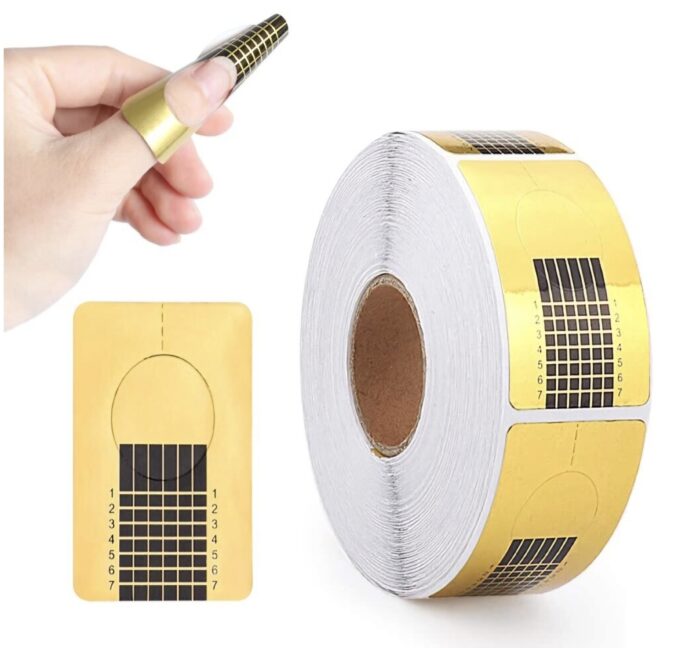 NAIL FORM GOLD (100)